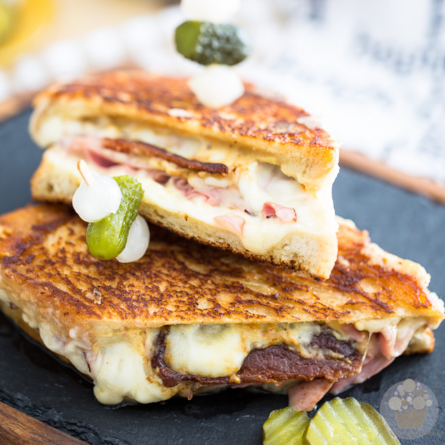 Smoked Ham Grilled Cheese Sandwich