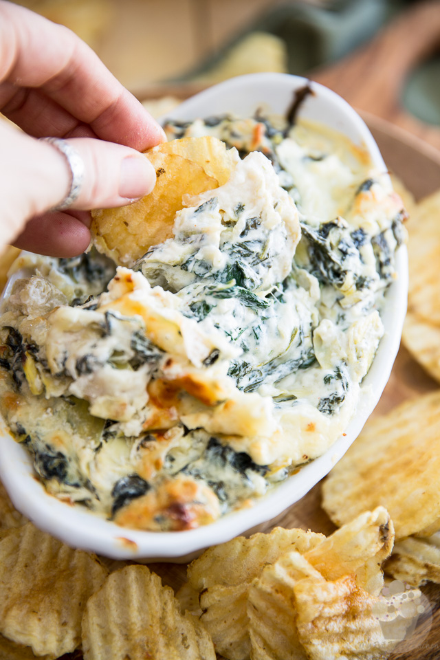 Cheesy Artichoke Spinach Dip | eviltwin.kitchen