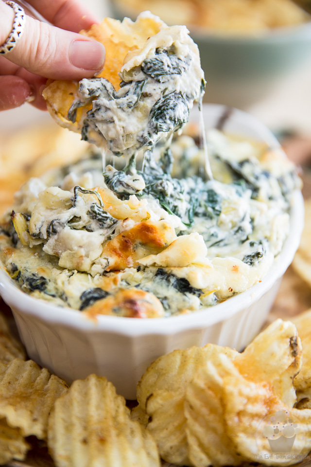 Cheesy Artichoke Spinach Dip | eviltwin.kitchen