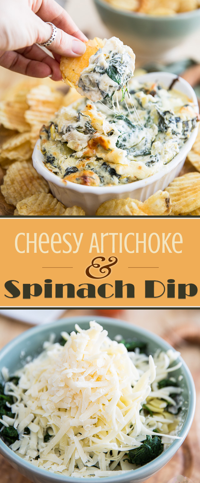 Cheesy Artichoke Spinach Dip | eviltwin.kitchen