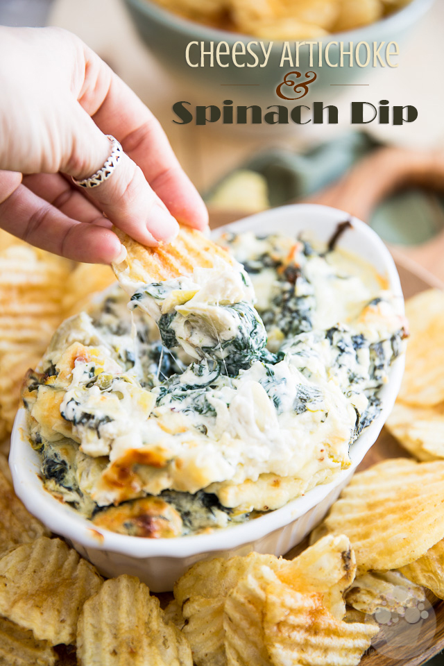 Cheesy Artichoke Spinach Dip | eviltwin.kitchen