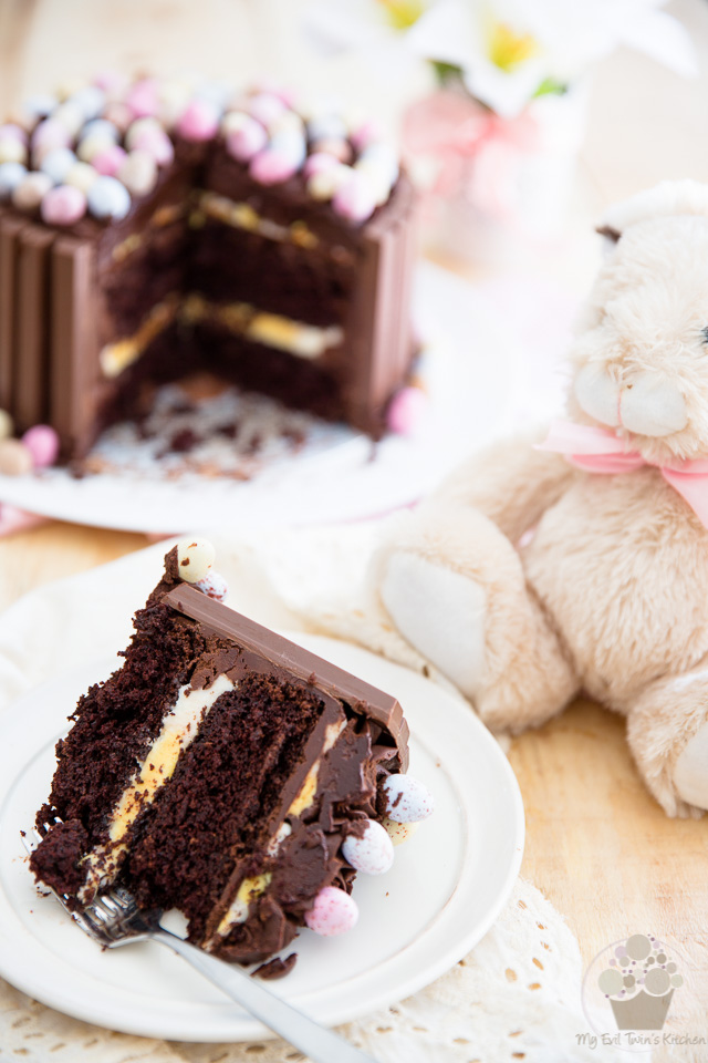 ferrero rocher & kitkat cake