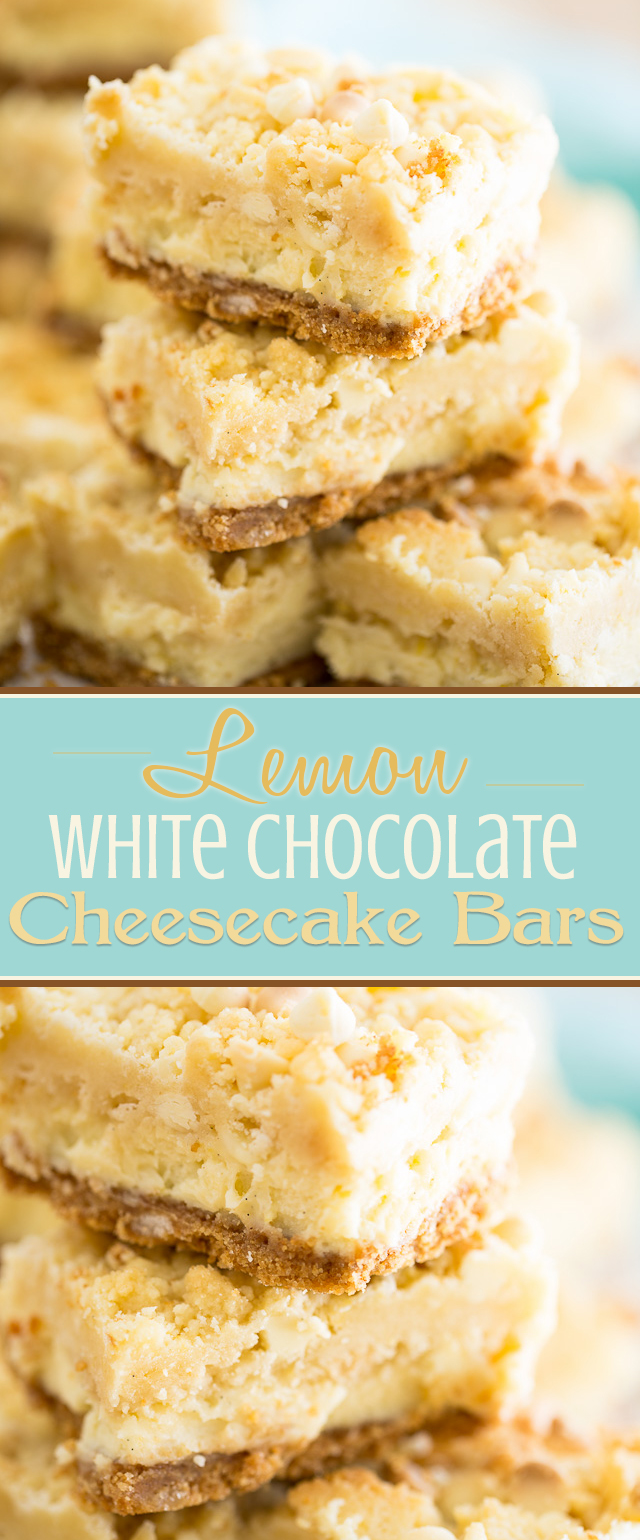 White Chocolate Lemon Cheesecake Bars | eviltwin.kitchen
