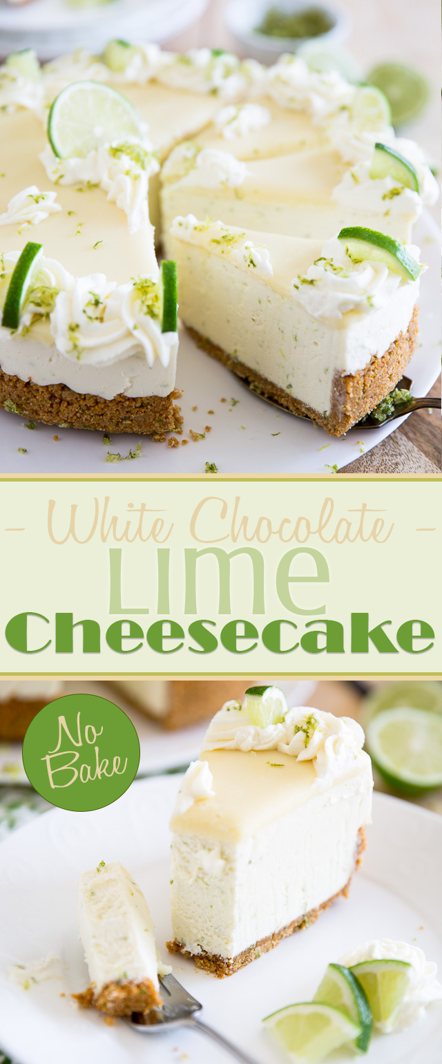 No Bake White Chocolate Lime Cheesecake | eviltwin.kitchen