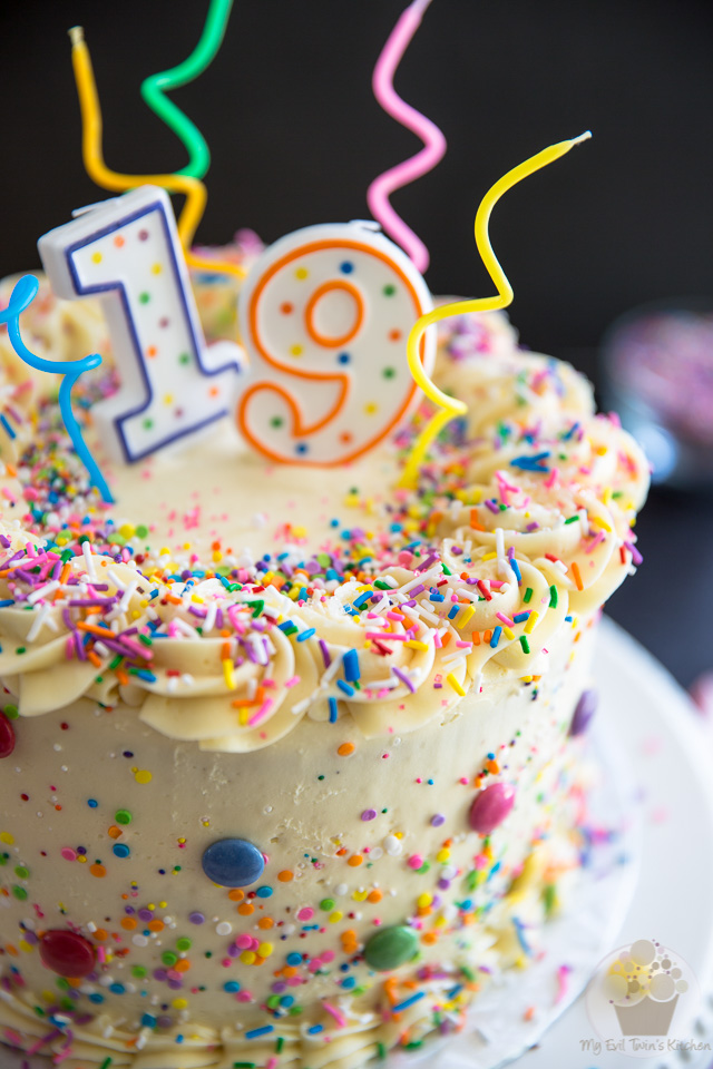 Funfetti Birthday Cake | eviltwin.kitchen