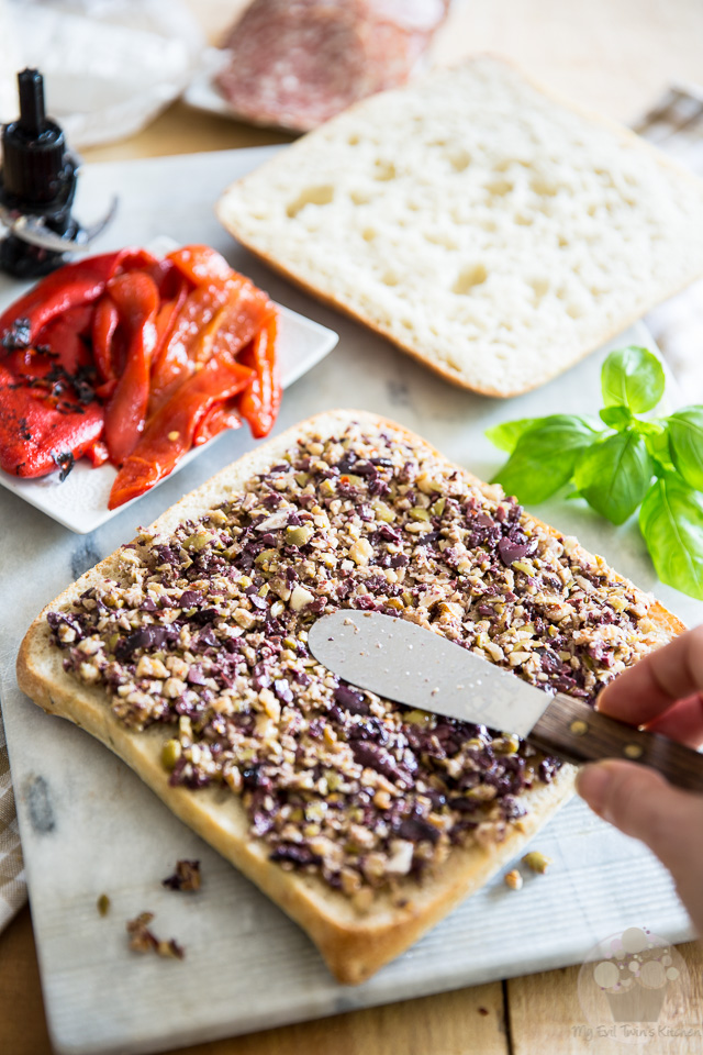 Learn how to make this delicious Tapenade Salami Sandwich, complete with step-by-step instructions and pictures on eviltwin.kitchen