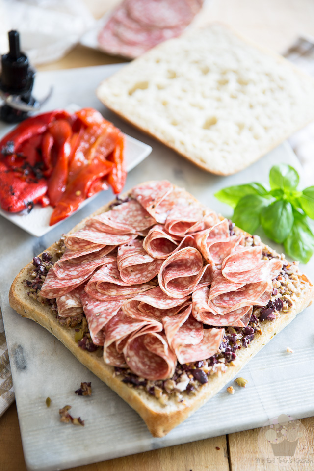 Learn how to make this delicious Tapenade Salami Sandwich, complete with step-by-step instructions and pictures on eviltwin.kitchen