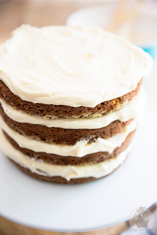 Naked Carrot Cake | Assembly - Step-by-step instructions on eviltwin.kitchen
