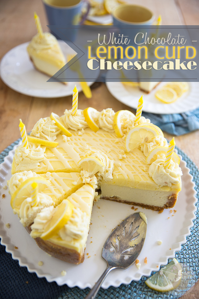 This White Chocolate Lemon Curd Cheesecake is so creamy and dreamy, your taste buds will think they have died and gone to heaven. It feels like you're eating a refreshing, lemony slice of the most onctuous cheesecake, topped with the most insanely delicious lemon pie. Click for the recipe; you know you want it!