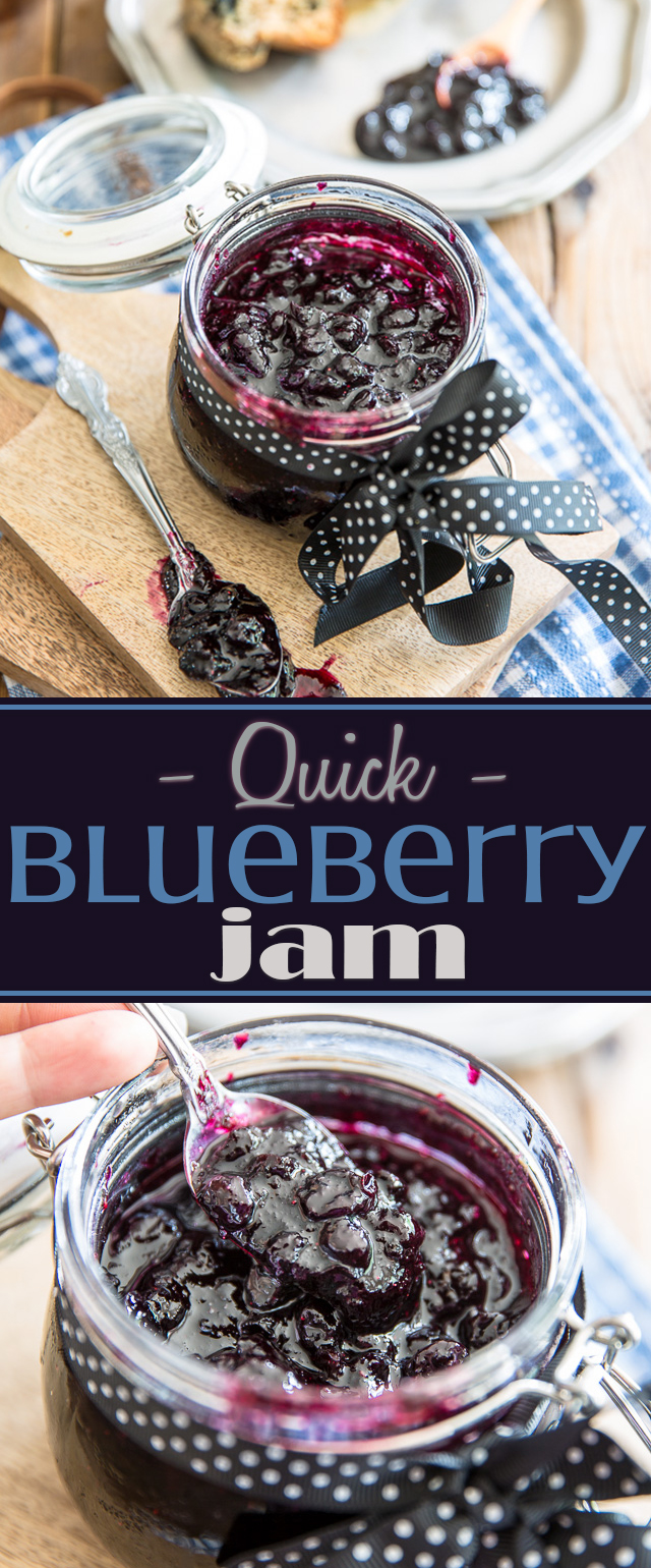 Got an overage of blueberries this season? Make a batch of this Quick Blueberry Jam; it's probably the easiest and most delicious thing you could use them for! 