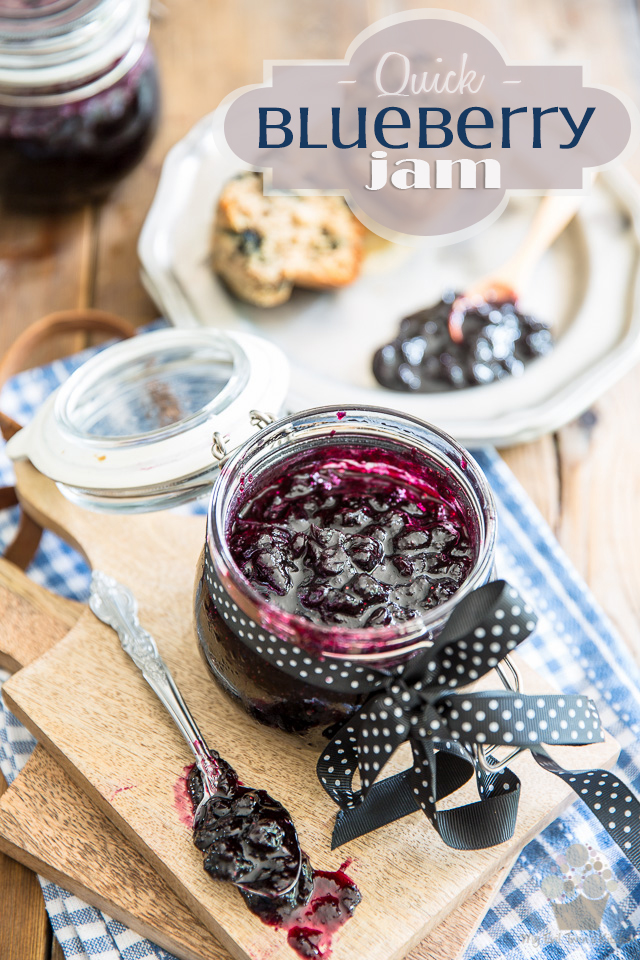 Got an overage of blueberries this season? Make a batch of this Quick Blueberry Jam; it's probably the easiest and most delicious thing you could use them for! 