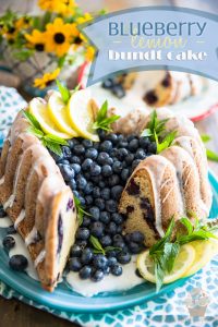Blueberry Lemon Bundt Cake • My Evil Twin's Kitchen