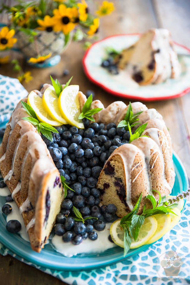 Simple yet incredibly elegant, this Blueberry Lemon Bundt Cake is wonderfully moist and tastes every bit as delicious as it looks! 