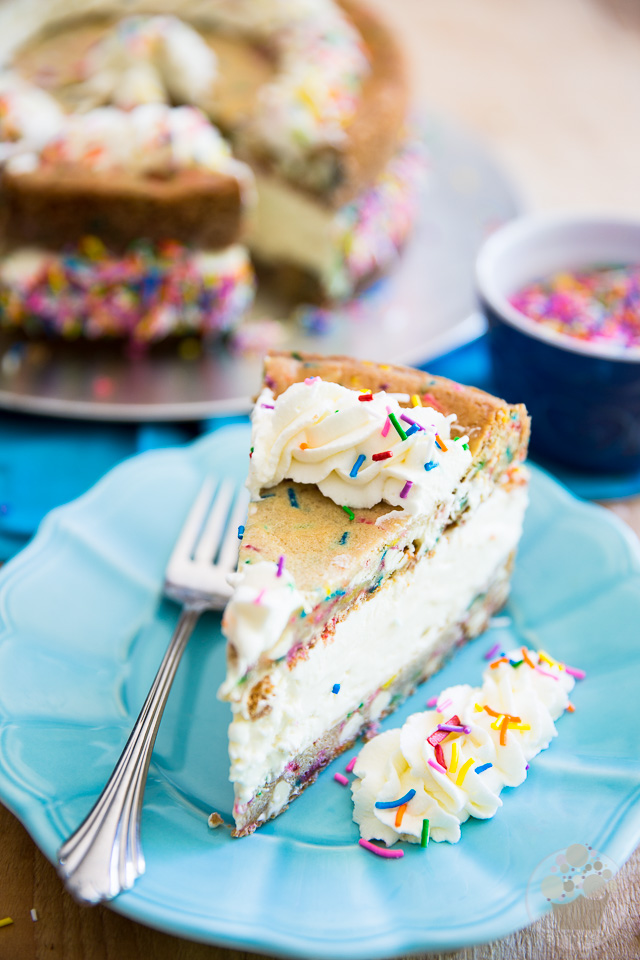 Turn a summer favorite into a real party with this White Chocolate Funfetti Giant Ice Cream Sandwich. Guaranteed to please the kid in you (and well, probably real kids too!) 