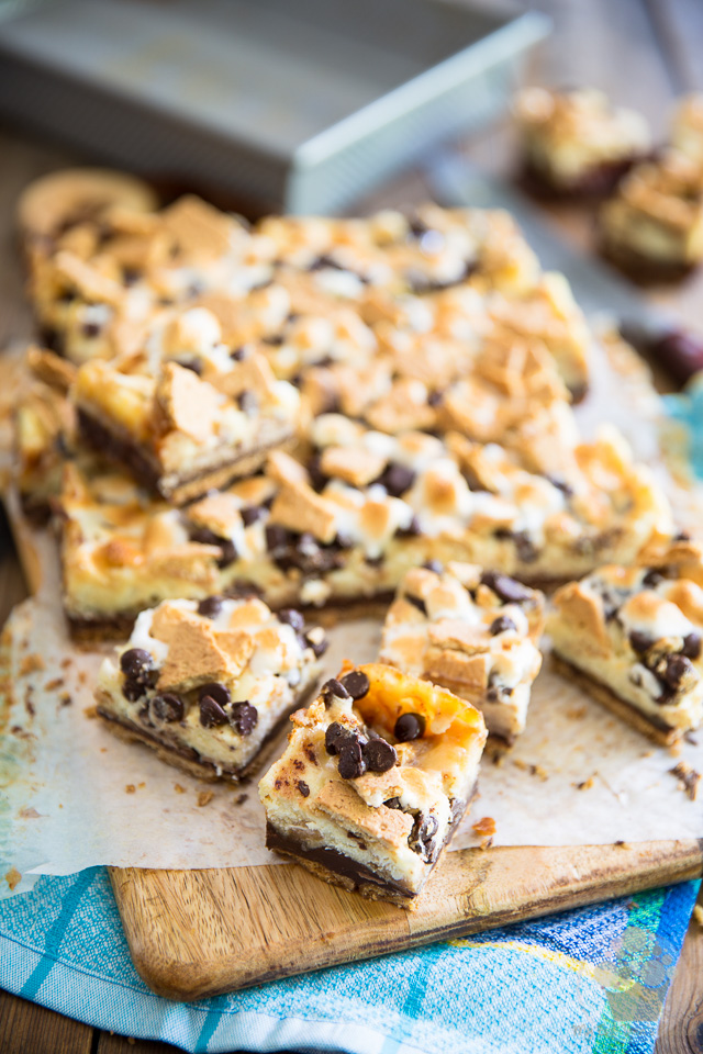 S'mores Cheesecake Bars by My Evil Twin's Kitchen | Step-by-step instructions on eviltwin.kitchen