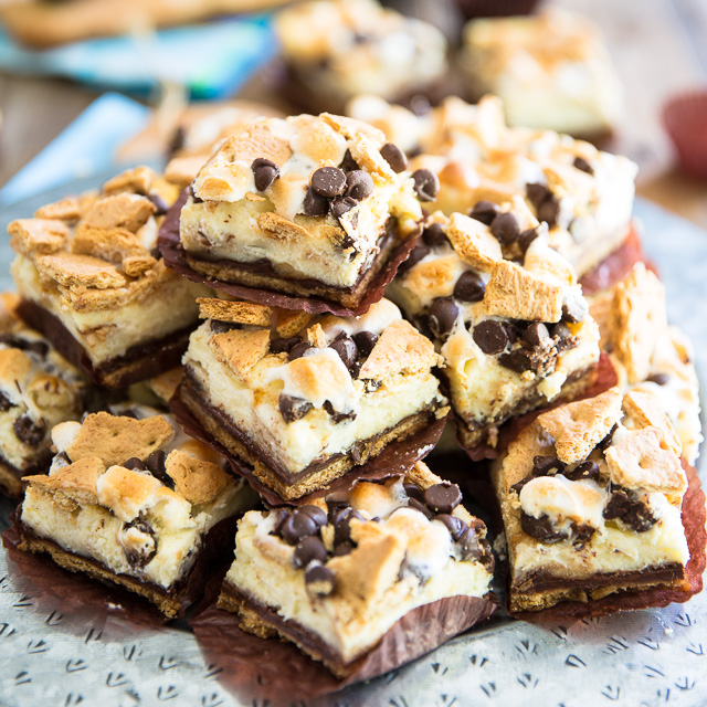 S’mores Cheesecake Bars