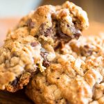 The name says it all: these oatmeal cookies, they're big, fat and chewy! Loaded with chocolate chips and chopped pecans, they're guaranteed to hit the spot!