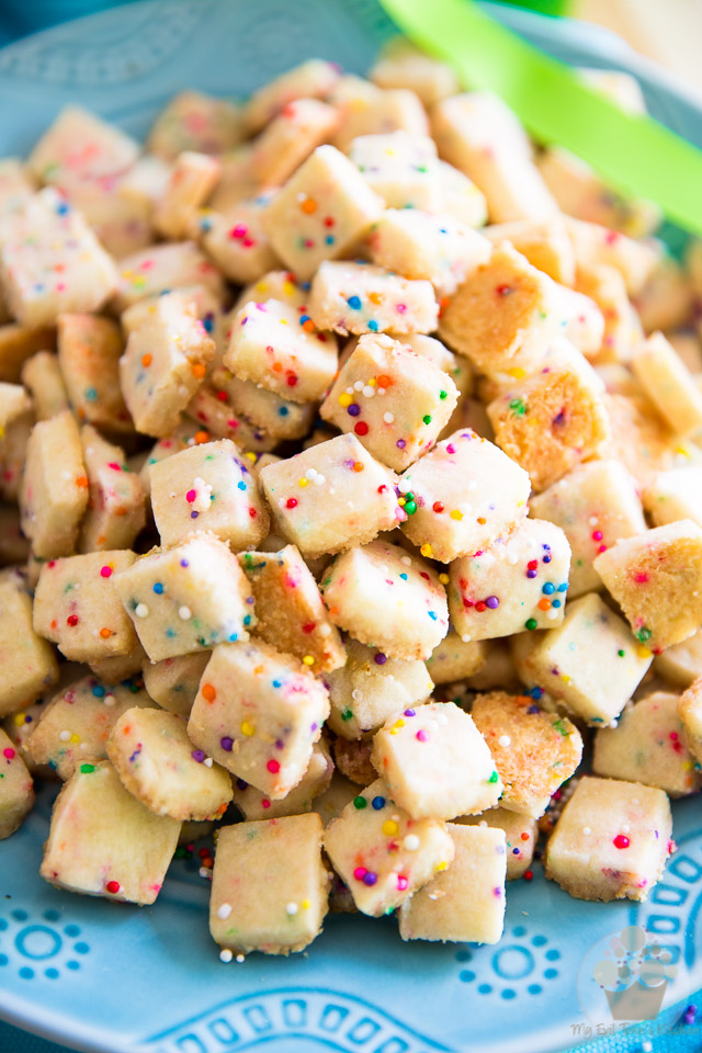 Funfetti Shortbread Tidbits by My Evil Twin's Kitchen | Step-by-step instructions on eviltwin.kitchen