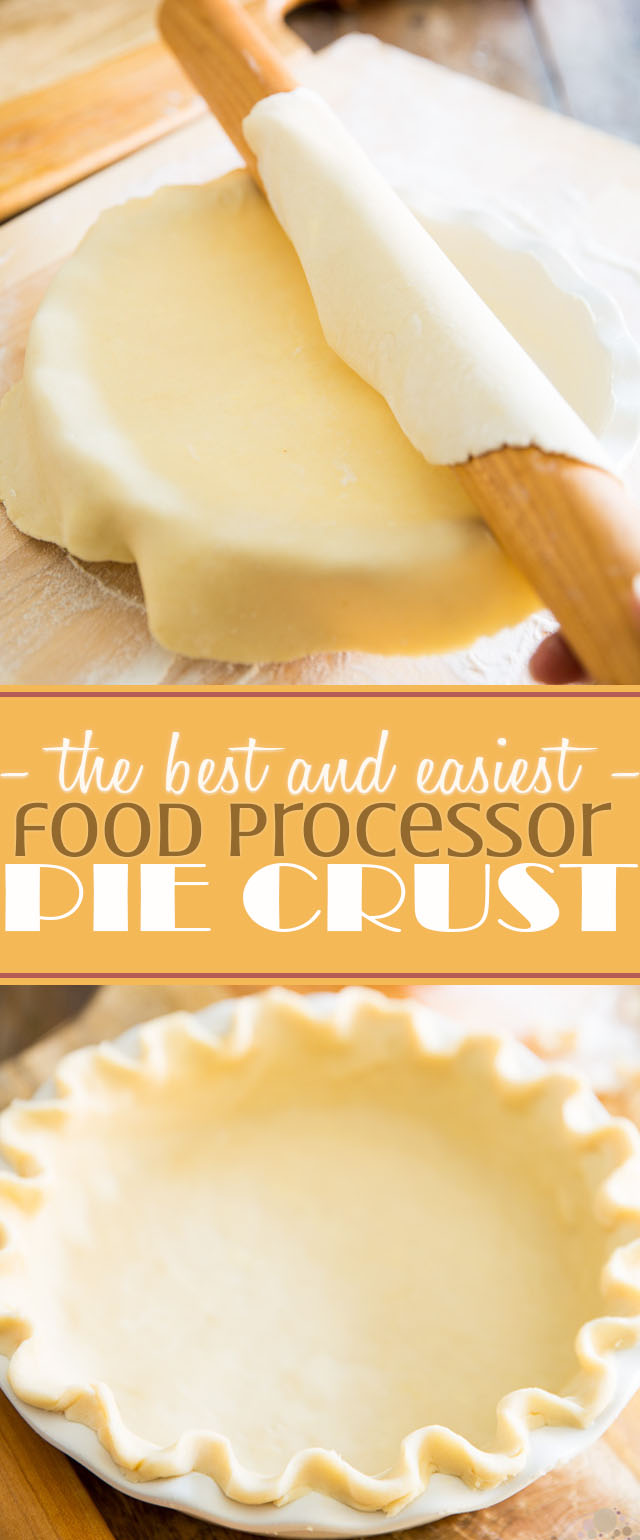 Once you've tried making pie crust in the food processor, you'll never go back. Get the same delicious results in just minutes, completely mess-free!