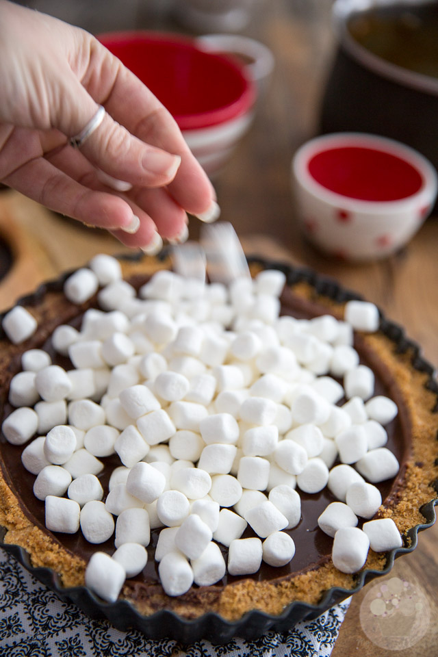 Salted Caramel S'mores Pie by My Evil Twin's Kitchen | Recipe on eviltwin.kitchen