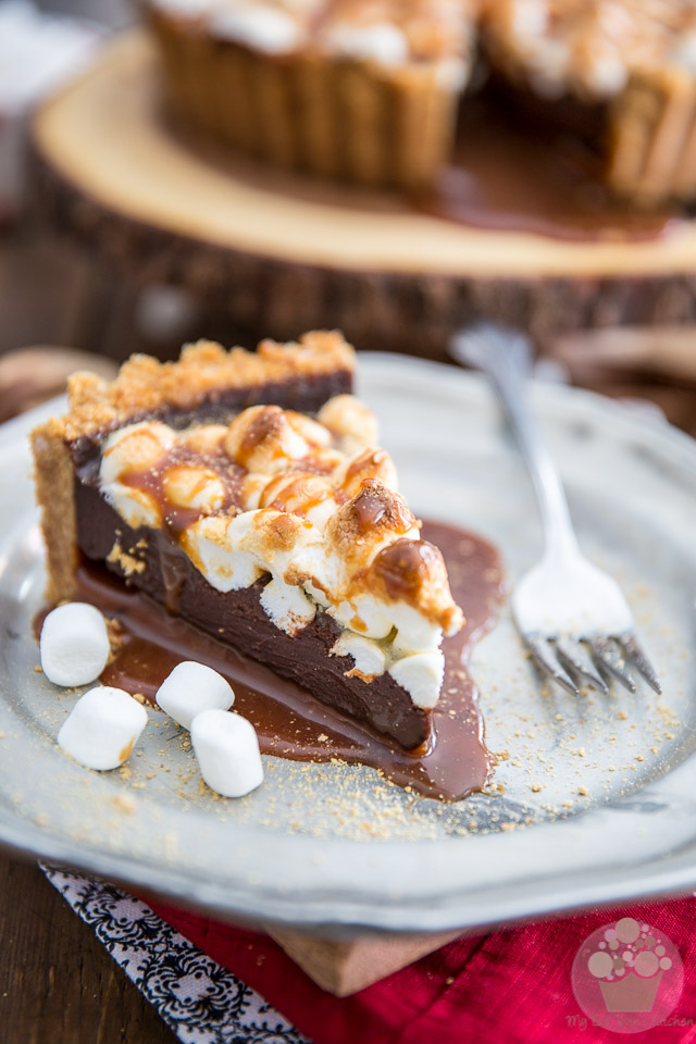  Outrageously decadent, this Salted Caramel S'mores Pie is more than just a pie, it's a sticky, messy, gooey but insanely sweet dessert that demands to be experienced. 