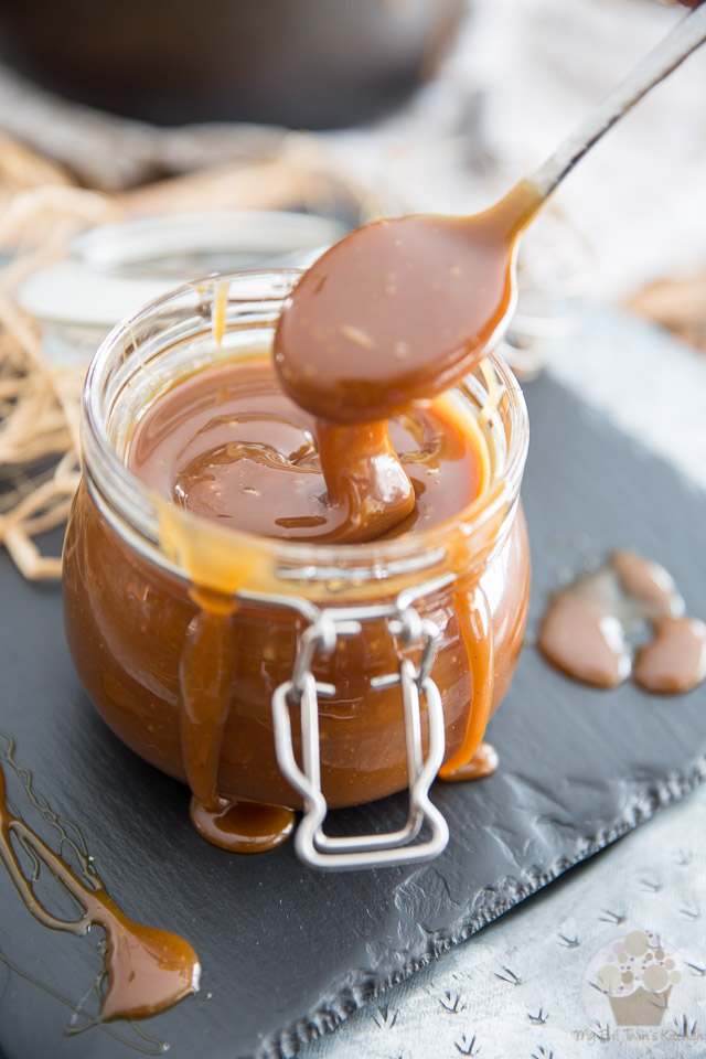 Simply put, this Salted Maple Caramel is totally heavenly - it's just like spoonable maple fudge! So delicious, you'll want to bathe in it!