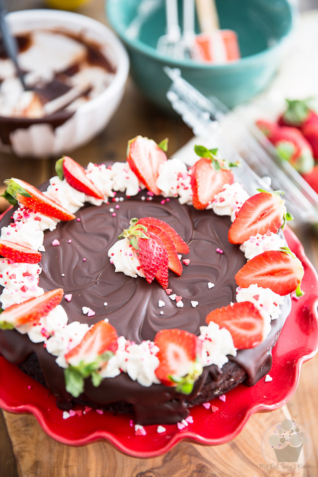 So rich, dense, creamy and decadent, this Flourless Chocolate Cake is what every true chocolate lovers' dreams are made of!