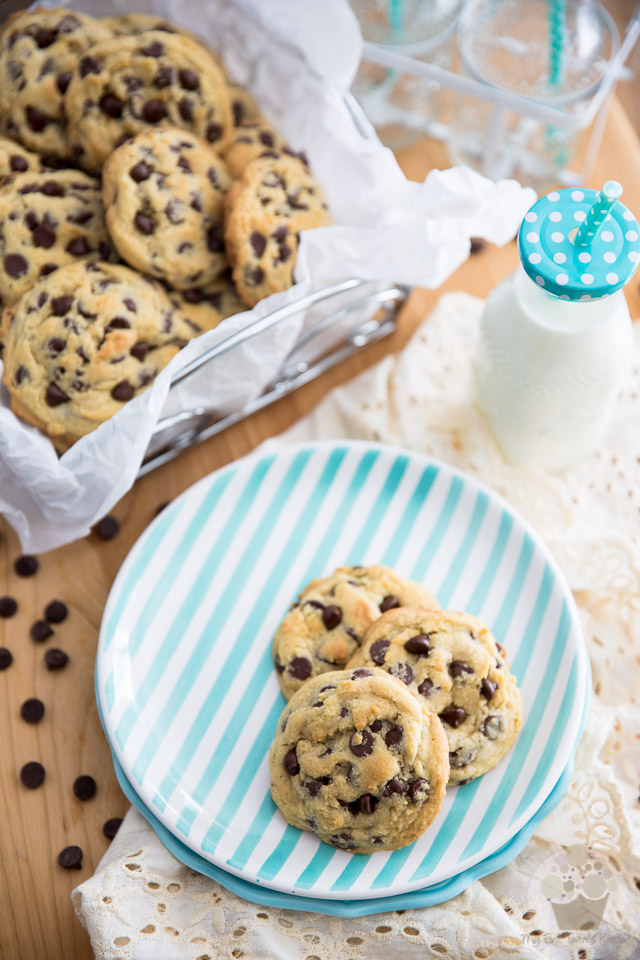Deliciously soft and chewy Chocolate Chip Cookies - the last chocolate chip cookie recipe you'll ever need!