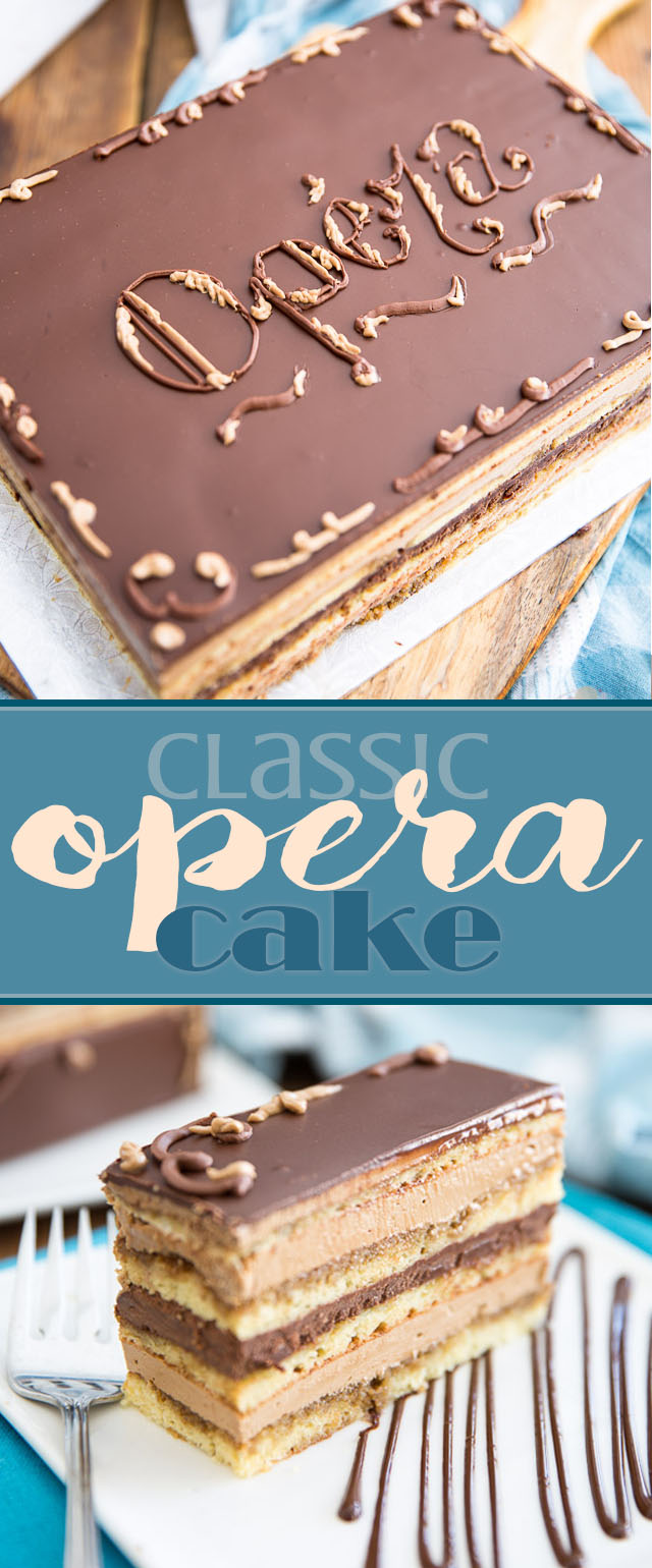 Opera cake at the a La carte desserts , cakes on a black background Stock  Photo | Adobe Stock