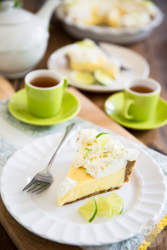 Key lime juice, egg yolks and condensed milk baked in a graham cracker crust and topped with a generous amount of whipped cream - Key Lime Pie is a favorite classic dessert that needs no introduction!