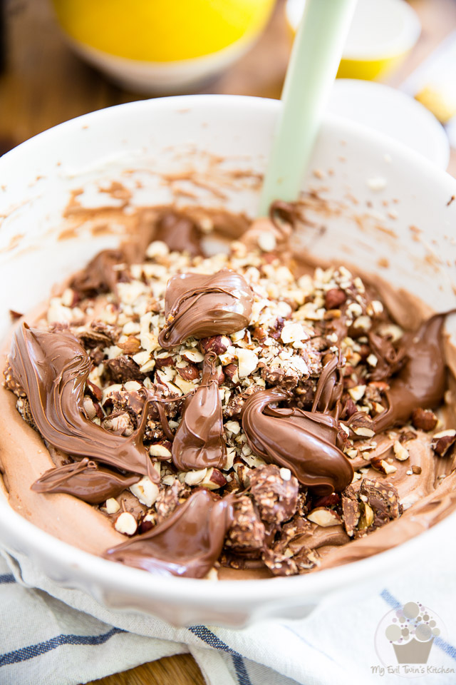 No Churn Ferrero Rocher Nutella Ice Cream by My Evil Twin's Kitchen | Step-by-step instructions on eviltwin.kitchen