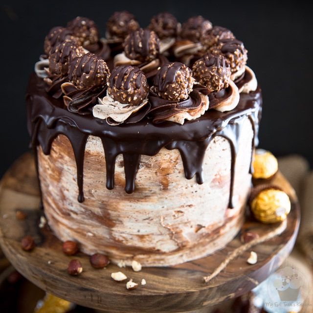 Nutella Ferrero Rocher Chocolate Cake