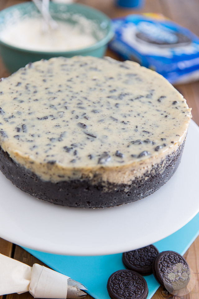 Cookies and Cream Oreo Cheesecake by My Evil Twin's Kitchen | Recipe and step-by-step instructions on eviltwin.kitchen