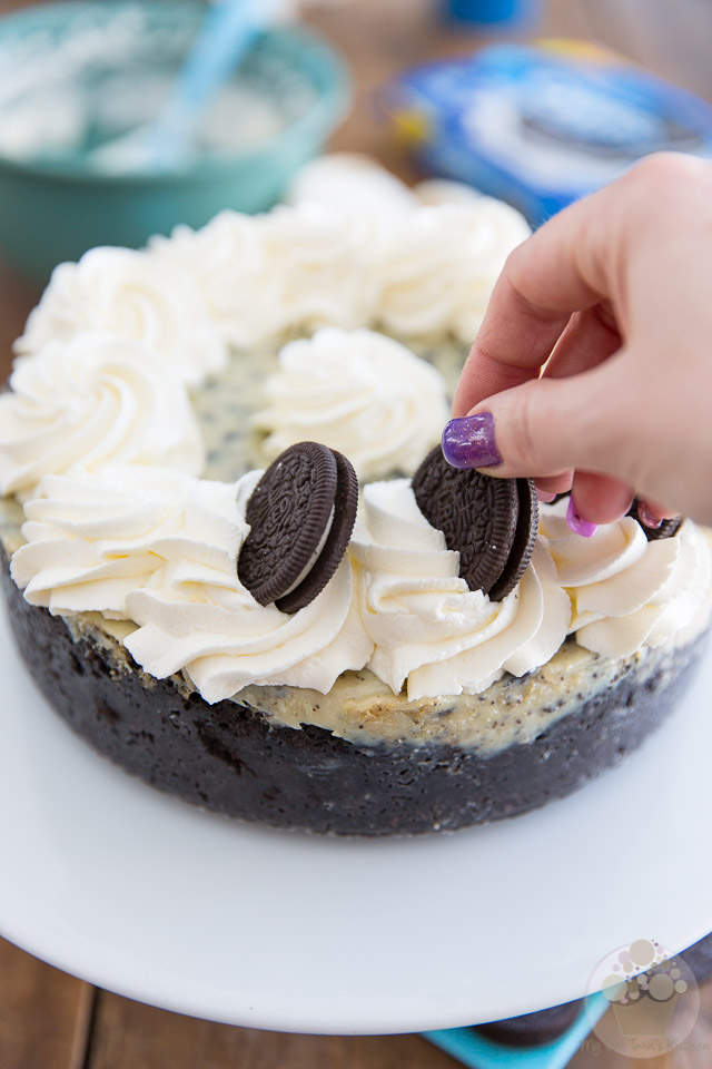 Cookies and Cream Oreo Cheesecake by My Evil Twin's Kitchen | Recipe and step-by-step instructions on eviltwin.kitchen