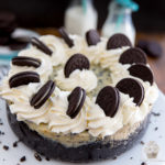 Cookies and Cream Oreo Cheesecake by My Evil Twin's Kitchen | Recipe and step-by-step instructions on eviltwin.kitchen